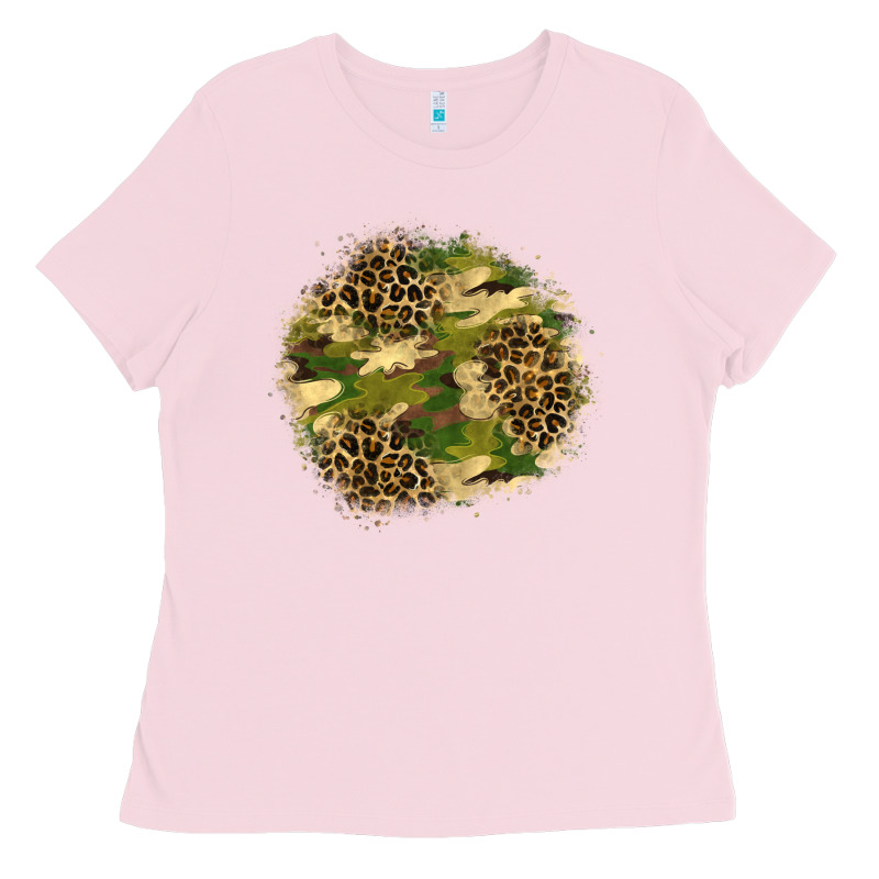 Camouflage And Leopard Patch  2 Ladies Tee by BundleAndBundleShop | Teevron