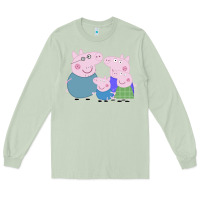Matcha peppa pig family Long Sleeve Tee - artisFamous