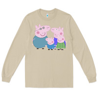 Mushroom peppa pig family Long Sleeve Tee - artisFamous
