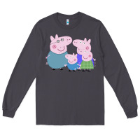 Smoke peppa pig family Long Sleeve Tee - artisFamous