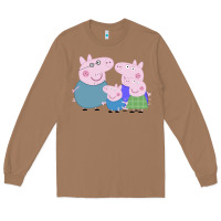Toasted Coconut peppa pig family Long Sleeve Tee - artisFamous