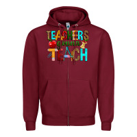 Burgundy teachers gonna teach Zipper Hoodie - RanaPortraitStore