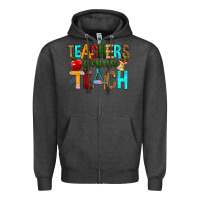 Charcoal Heather teachers gonna teach Zipper Hoodie - RanaPortraitStore