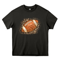 Asphalt American Football Leopard Heavy Core Tee - CowCowDesign