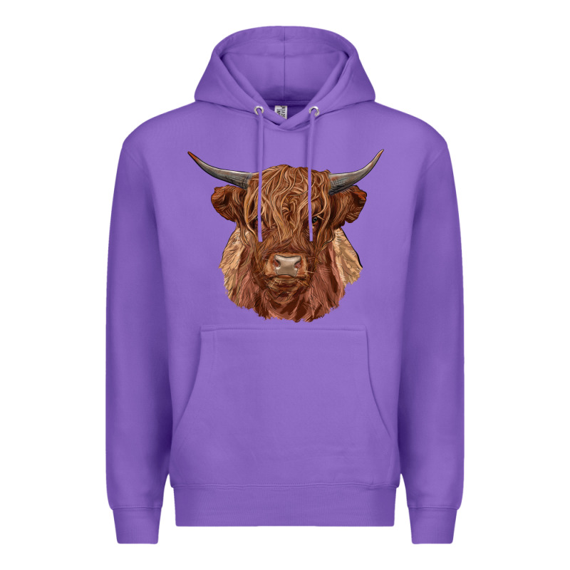 Highland Cow Premium Hoodie by RanaPortraitStore | Teevron