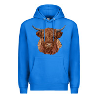True Royal highland cow Premium Hoodie - RanaPortraitStore