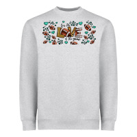 Heather Grey for the love of the game American football Heavyweight Sweatshirt - Jasminsmagicworld