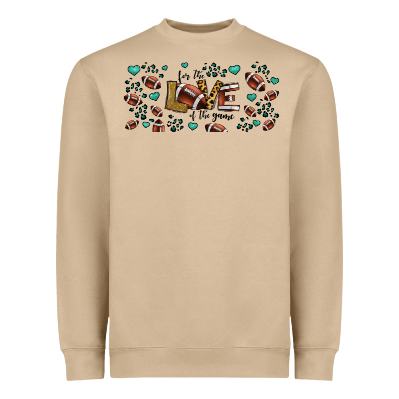 For The Love Of The Game American Football Heavyweight Sweatshirt by Jasminsmagicworld | Teevron