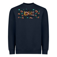 Navy for the love of the game American football Heavyweight Sweatshirt - Jasminsmagicworld