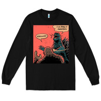 Black i am king of monsters Long Sleeve Tee - artisFamous