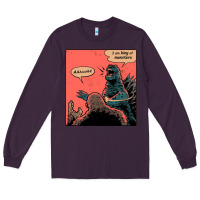 Plum i am king of monsters Long Sleeve Tee - artisFamous