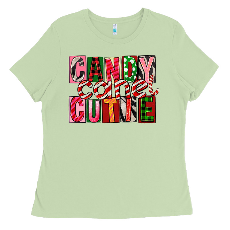 Candy Cane Cutie Ladies Tee by FaDigitalArtStudio | Teevron