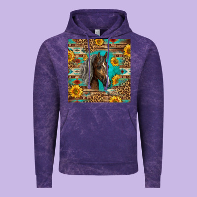Western Tennessee Horse Vintage Hoodie Designed By Lillyallendesigns