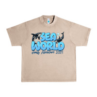 French Oak Sea World Family Adventure 2025 Urban Heavy Tee - CowhideDigitalArt