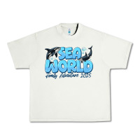 Pistachio Sea World Family Adventure 2025 Urban Heavy Tee - CowhideDigitalArt