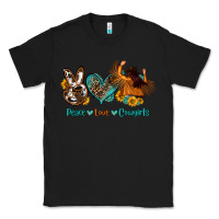 Black peace love cowgirls Classic Tee - OliviaCreatesArt