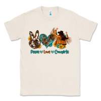 Natural peace love cowgirls Classic Tee - OliviaCreatesArt