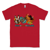 Red peace love cowgirls Classic Tee - OliviaCreatesArt