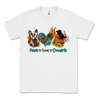 White peace love cowgirls Classic Tee - OliviaCreatesArt
