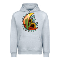 Heather Grey Desert Moon Urban Hoodie - Jasminsmagicworld