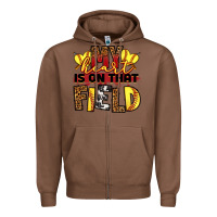Chestnut softball my heart is on that field Zipper Hoodie - RanaPortraitStore