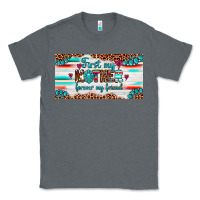 Charcoal Heather first my mother forever my friend  license plate Classic Tee - Artiststas