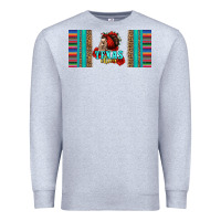 Heather Grey texas chica skull with bandana Premium Sweatshirt - Jasminsmagicworld