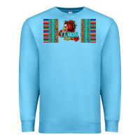Ocean Blue texas chica skull with bandana Premium Sweatshirt - Jasminsmagicworld