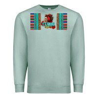 Texas Chica Skull With Bandana Premium Sweatshirt | Teevron