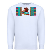 White texas chica skull with bandana Premium Sweatshirt - Jasminsmagicworld