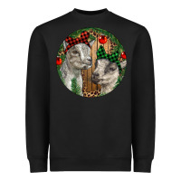 Black Baby Goats Christmas Heavyweight Sweatshirt - RanaPortraitStore