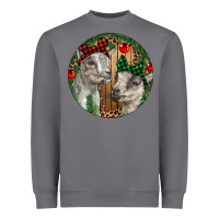 Storm Baby Goats Christmas Heavyweight Sweatshirt - RanaPortraitStore