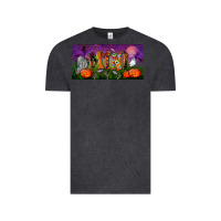 Vintage Black halloween mini license plate Vintage Tee - BundleAndBundleShop