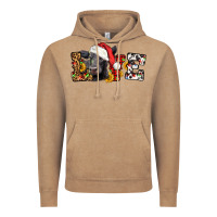 Vintage Coffee love christmas black angus Vintage Hoodie - LillyAllenDesigns