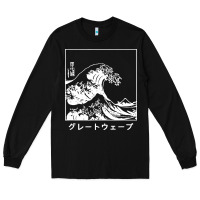 Black the great wave off kanagawa Long Sleeve Tee - artisFamous