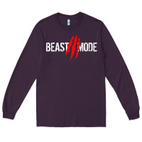 Plum beast mode Long Sleeve Tee - artisFamous