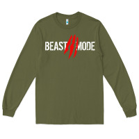 Army Green beast mode Long Sleeve Tee - artisFamous