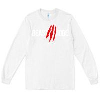 White beast mode Long Sleeve Tee - artisFamous