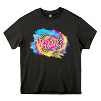 Asphalt Mama Tie dye Leopard Heavy Core Tee - CowCowDesign