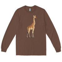 Chestnut Giraffe Long Sleeve Tee - artisFamous