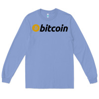 Colony Blue vintage look bitcoin Long Sleeve Tee - artisFamous