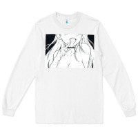 White anime eyes Long Sleeve Tee - artisFamous