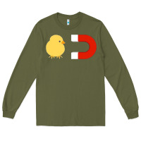 Army Green chick magnet Long Sleeve Tee - artisFamous