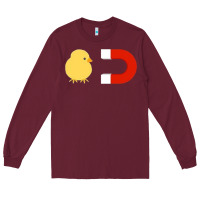 Burgundy chick magnet Long Sleeve Tee - artisFamous