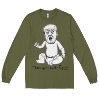 Army Green baby trump Long Sleeve Tee - artisFamous