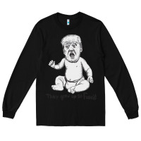 Black baby trump Long Sleeve Tee - artisFamous
