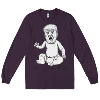 Plum baby trump Long Sleeve Tee - artisFamous