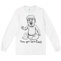 White baby trump Long Sleeve Tee - artisFamous