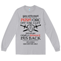 Moon Dust tabletop rpg d20 orc massage critical failure Long Sleeve Tee - artisFamous