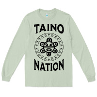 Matcha white taino nation coqui sun boricua taino Long Sleeve Tee - artisFamous